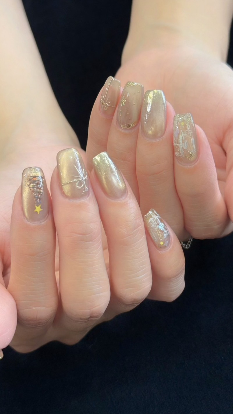 聖誕限定美甲款式